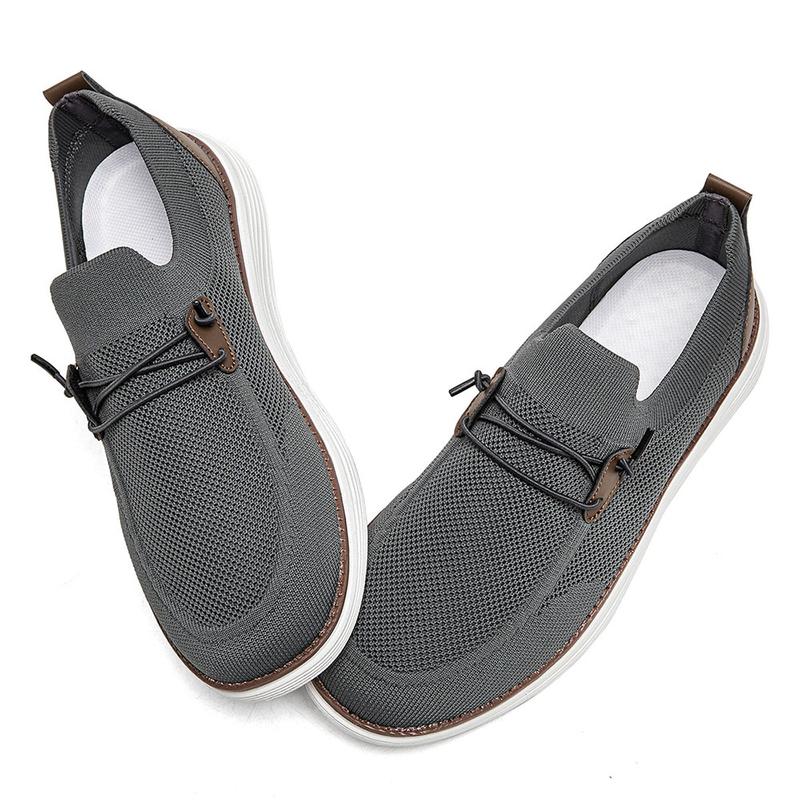 [DAMYUAN]Men's flat lace-up loafers are comfortable and lightweight Footwear Boy