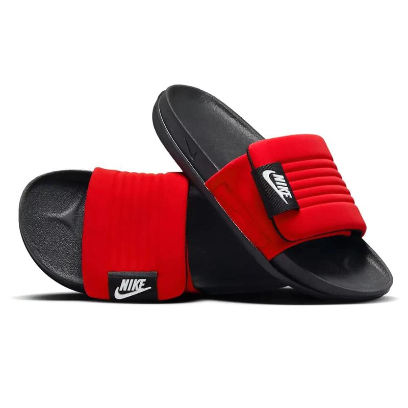 Men's Nike Offcourt Adjust Slide University Red White-Black (DQ9624 600)