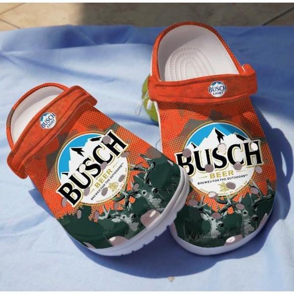 Busch Beer Deer Hunting Clogs, Gift For Him And Her