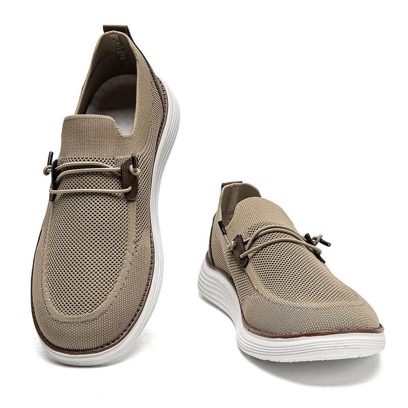 [DAMYUAN]Men's flat lace-up loafers are comfortable and lightweight Footwear Boy