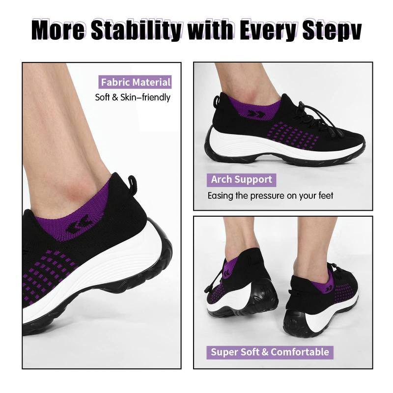 Women's Summer Casual Running Sneakers Men's Casual Shoes Orthopedic Shoes Breathable Walking Shoes Anti-slip Trainers Comfortable Thick Shoes Suitable for running, sports Outdoor Men and women can wear