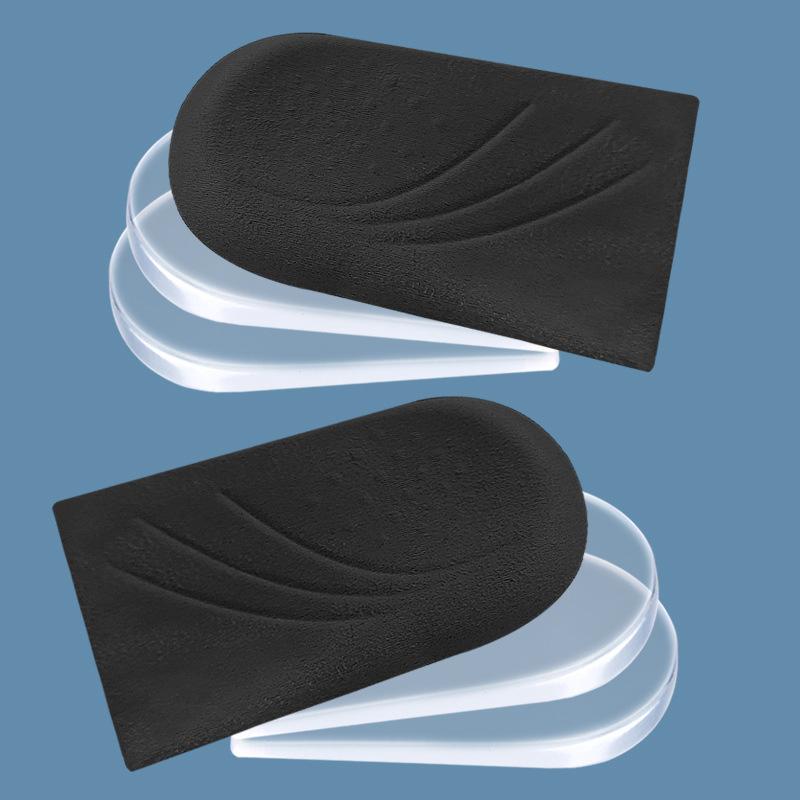 Adjustable Gel Heel Inserts for Height Increase - Soft, Self-Adhesive Cushion Pads for Comfort and Shock Absorption, Perfect for Leg Support!