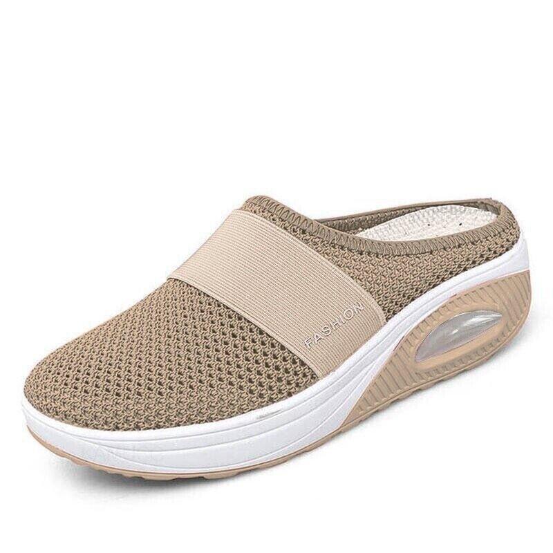 Women's Cushion Slip-on Walking Shoes Orthopedic Very Comfortable Walking