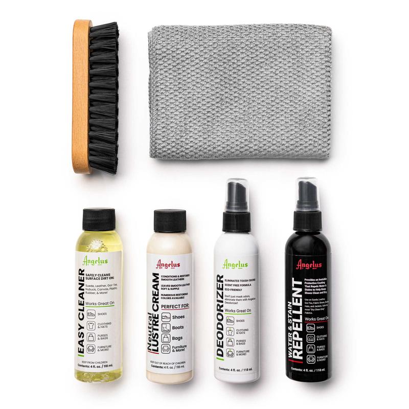 Angelus Ultimate Shoe Care Kit, Easily Clean Your Sneakers, Shoes, & Boots. Works On All Footwear