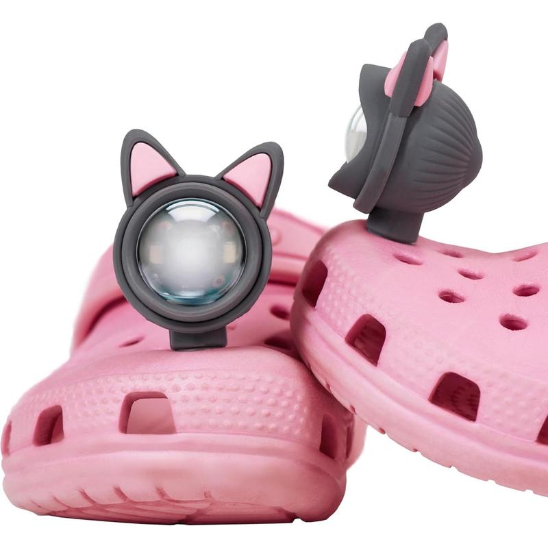 Croc Lights for Shoes, 2 Croc Headlights, Flashlight for Shoes, Croc Charms for Boys and Girls Footwear Comfort