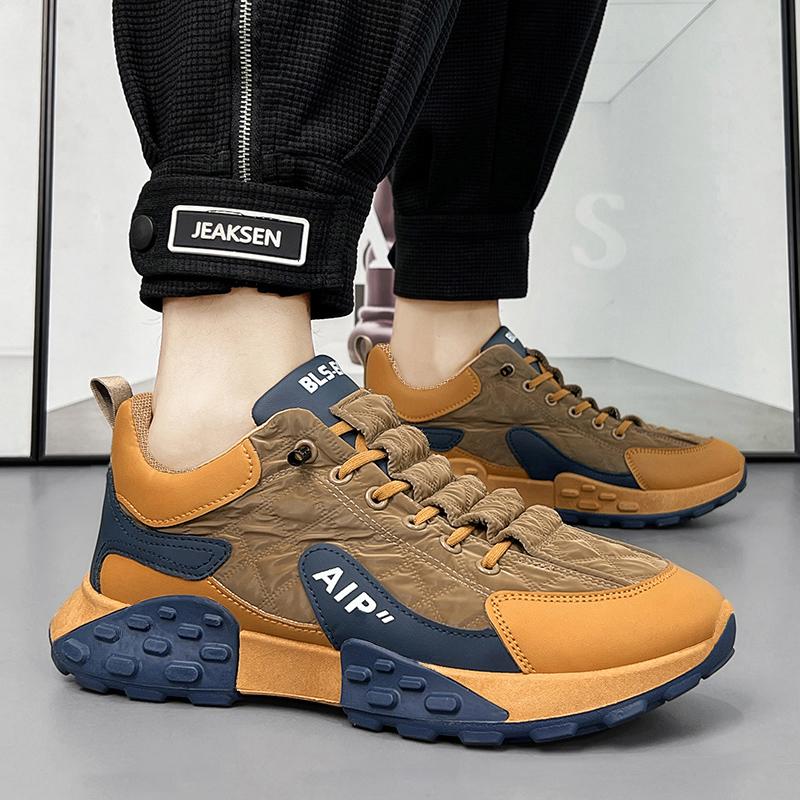 Casual Shoes For Men Trendy Walking Shoes Comfortable Slip Resistant Hiking Shoes Soft Sneakers Sports Shoes Trainer