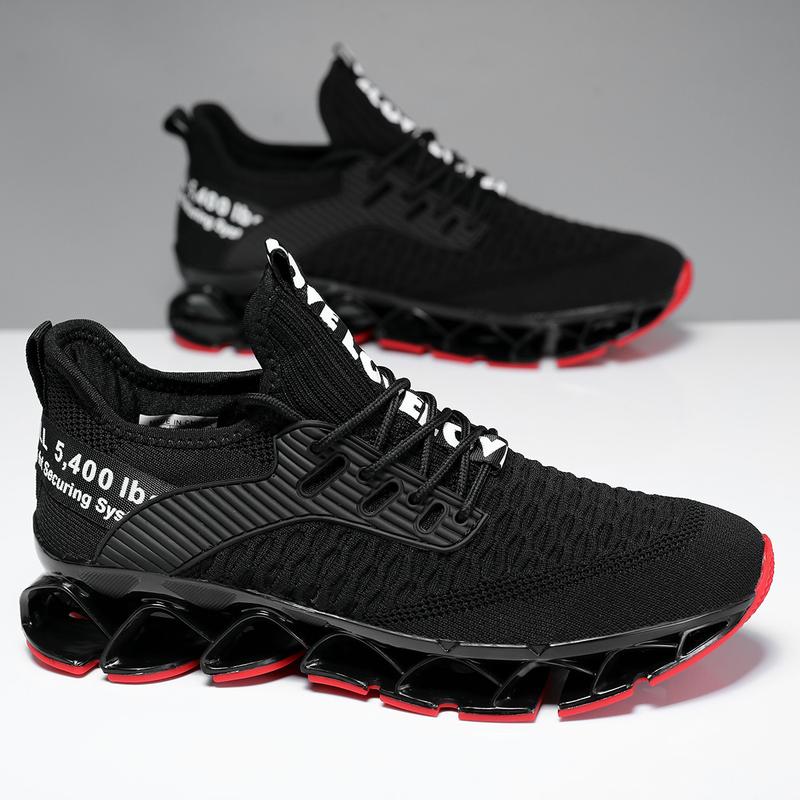 Men's Running Shoes Blade Tennis Walking Fashion Sneakers Breathable Non Slip Gym Sports Work Trainers Footwear Boy