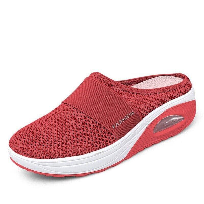 Women's Cushion Slip-on Walking Shoes Orthopedic Very Comfortable Walking