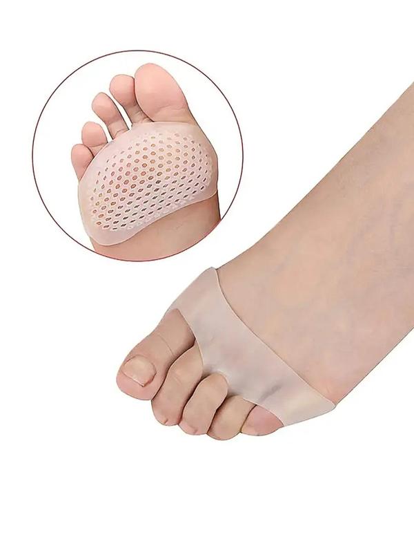 2024 Summer Women's Solid Color Invisible Rubber Insoles, Soft Breathable Comfy Silicone Foot Cushions, Shoes Inserts for Ladies & Girls Daily Use