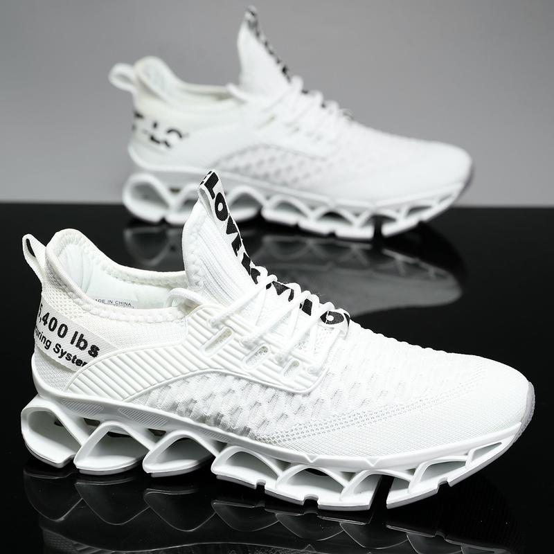 Men's Running Shoes Blade Tennis Walking Fashion Sneakers Breathable Non Slip Gym Sports Work Trainers Footwear Boy