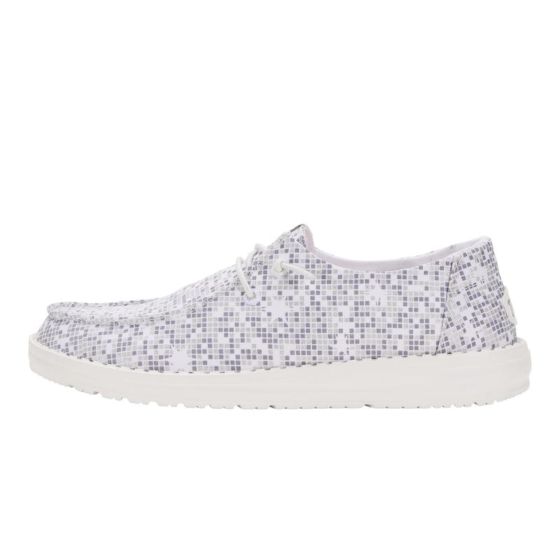 HEYDUDE Wendy Disco Sequin –  Womens Comfortable Slip on Shoes