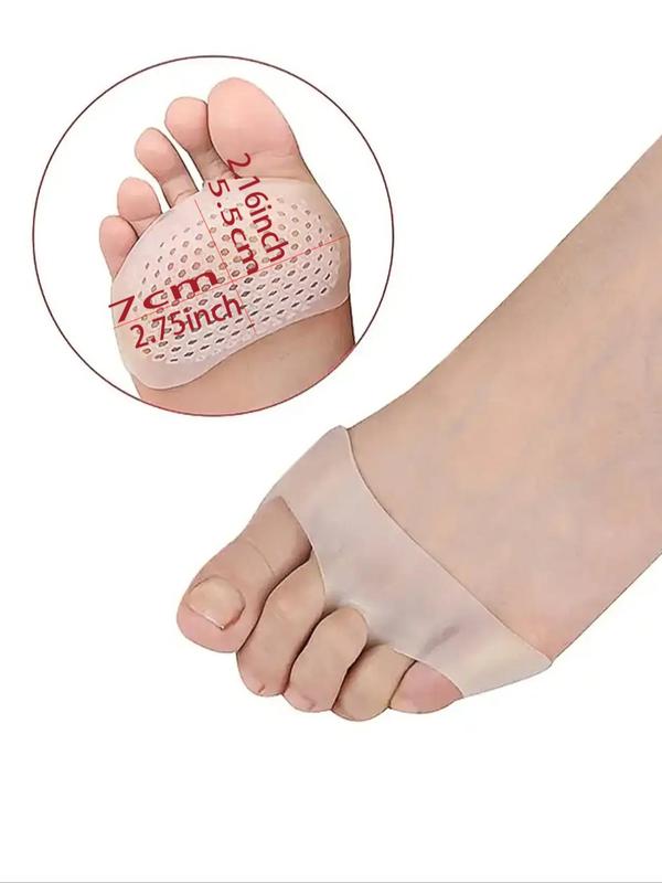 2024 Summer Women's Solid Color Invisible Rubber Insoles, Soft Breathable Comfy Silicone Foot Cushions, Shoes Inserts for Ladies & Girls Daily Use