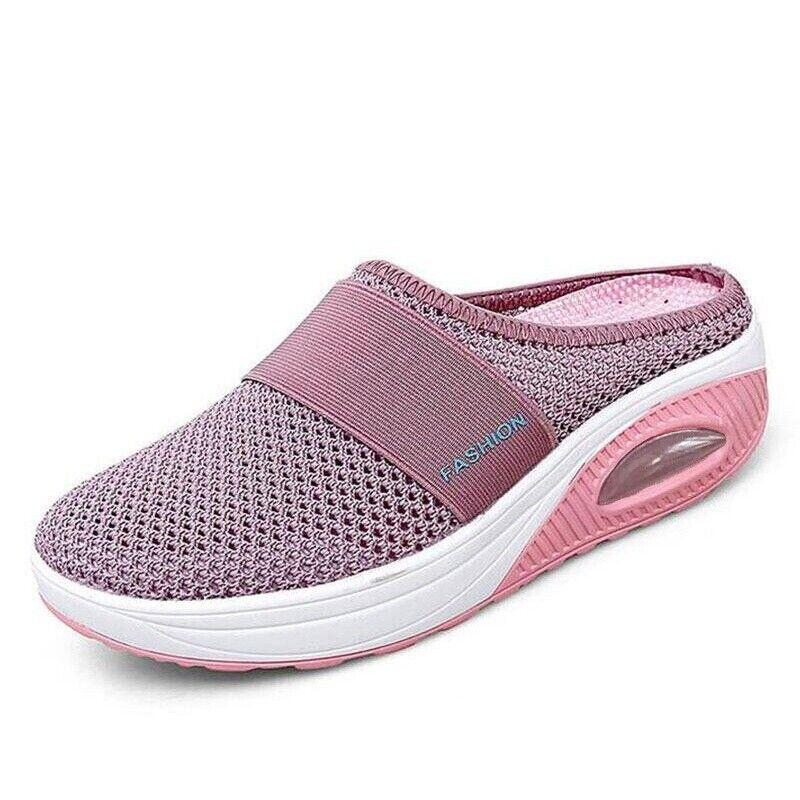 Women's Cushion Slip-on Walking Shoes Orthopedic Very Comfortable Walking