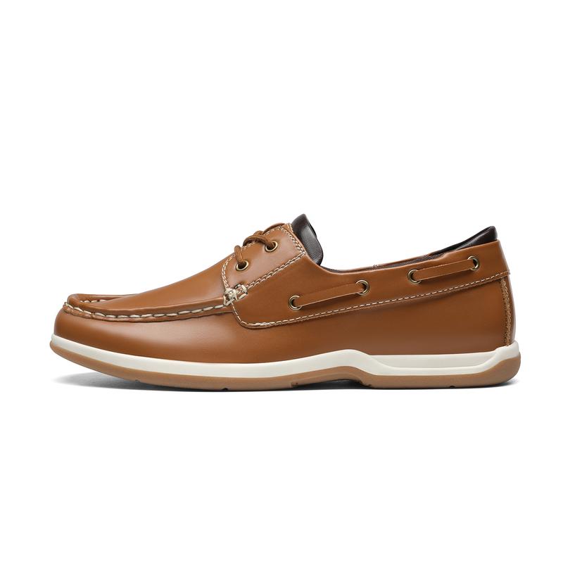 Bruno Marc Men's Vegan Leather Boat Loafers