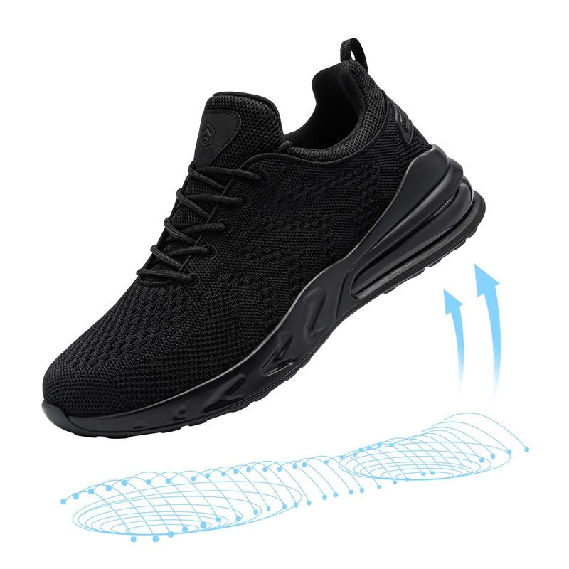 Non Slip Work Shoes Waterproof SRC Oil Resistant 4-Way Stretch Mesh Comfort Chef Footwear