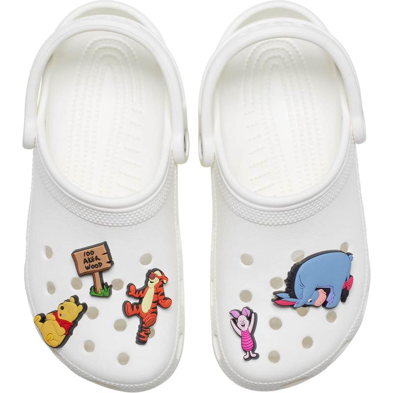 Crocs Jibbitz Disney Winnie The Pooh Character Shoe Charms 5-Pack