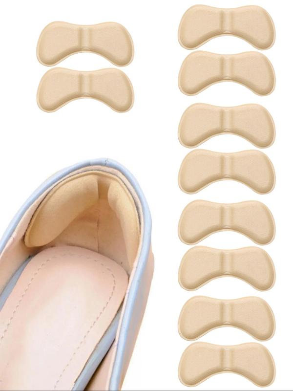 5 Pairs Anti-slip Heel Cushion, Heel Protector, Comfort  Shoe Sole Pad, Matching Heel Pads, Summer 2024 Trendy Heel Cushion Pads, Heel Stickers, Heel Cover Patches, Shoe Stickers, Shoe Accessories