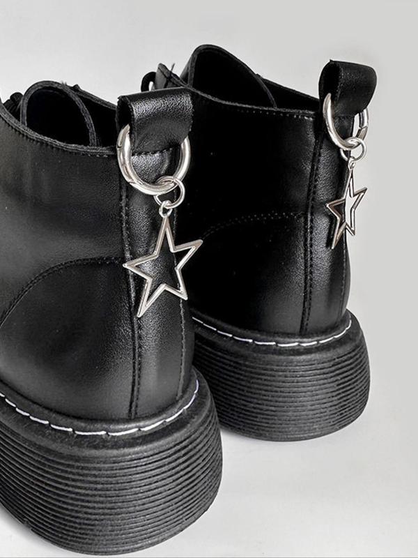 Star Shaped Shoe Charm, Fashionable Shoes Decoration Charms for Women & Girls, Punk Style Shoes Decorations for Daily Use