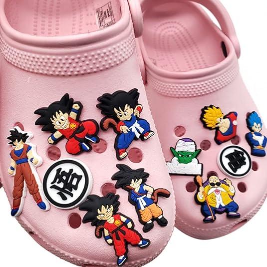 Dragon Ball Z Shoe Charm for Crocs Bracelet Clog Shoes Decorations Party Gifts Bedroom Comfort Footwear