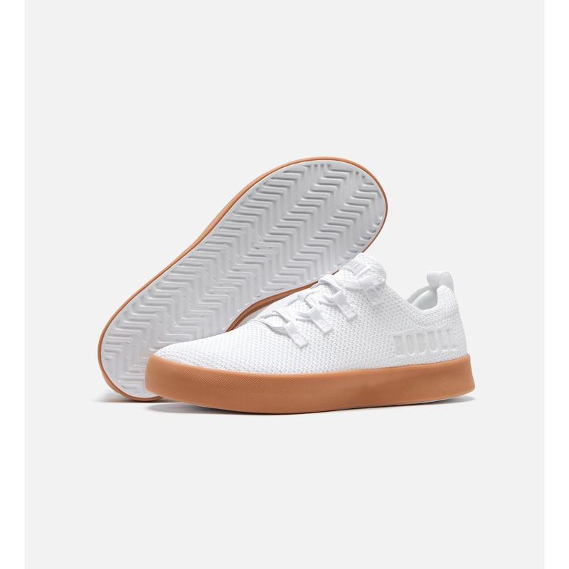 NOBULL Women's Recs Shoe in White Gum - Casual Sneaker, Training Footwear