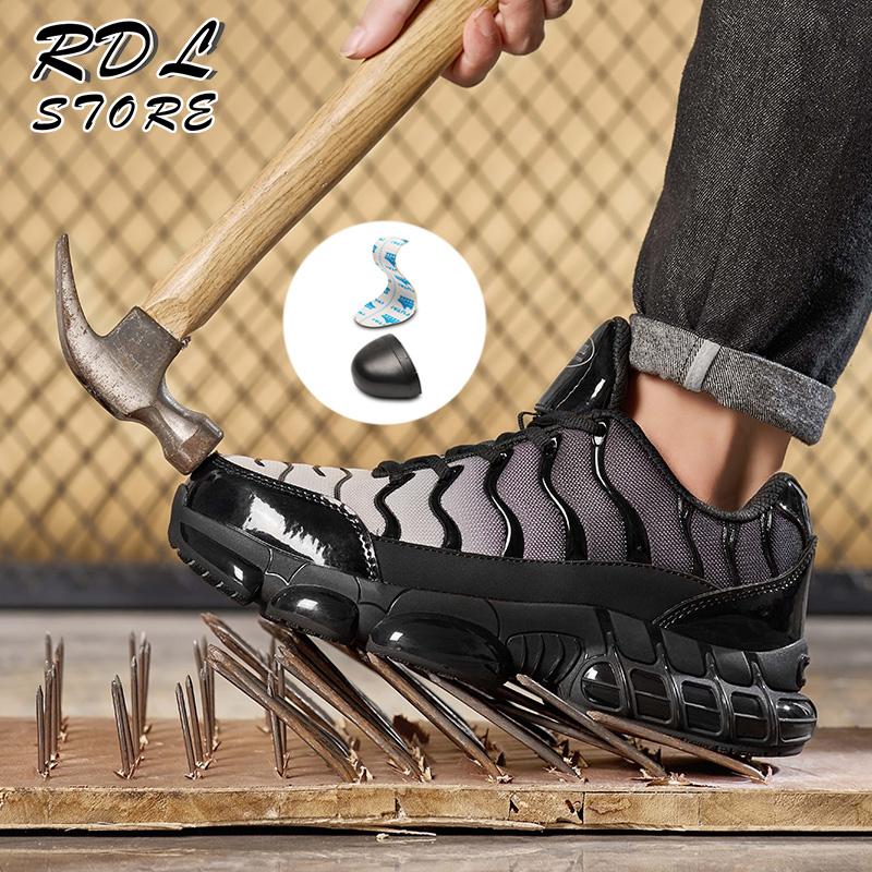 Construction industry steel toe shoes outdoor travel protective shoes breathable sweat absorption lightweight soothing indestructible, prevent toe injuries and nail puncturesoothing, indestructible, anti-toe injury and anti-puncture Footwear