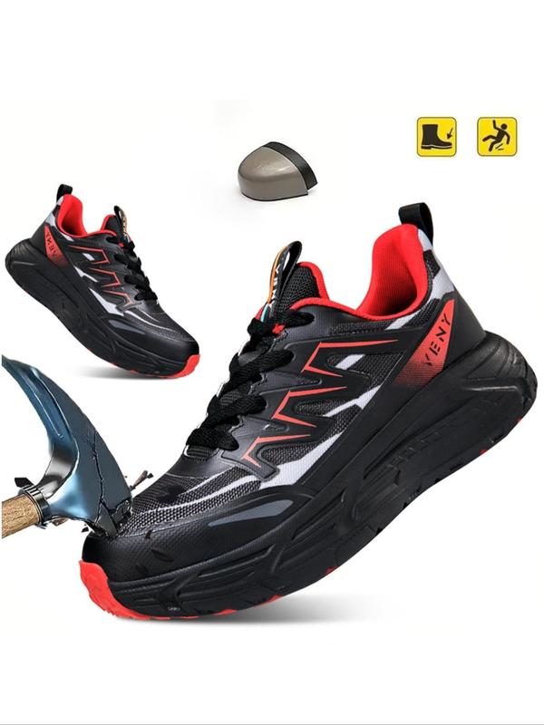 Men's Anti-smash Safety Shoes, Breathable Comfortable Non-slip Work Shoes, Fashionable Anti-slip Shoes for Daily Wear