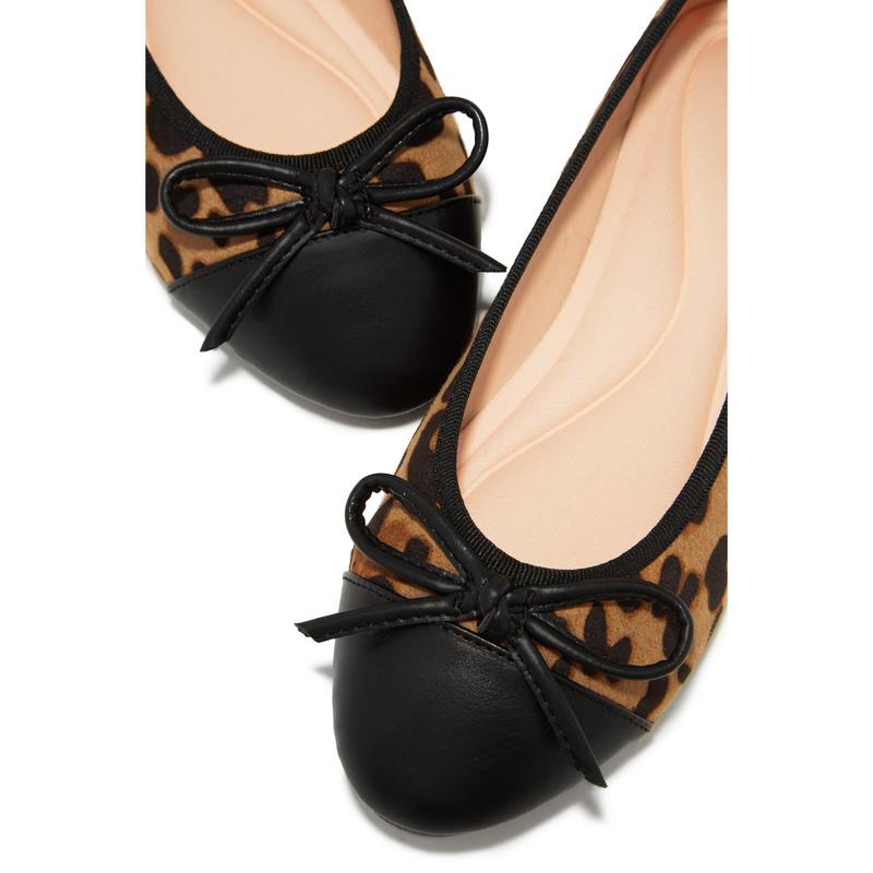 Boss Lady Ballet Flats - Leopard