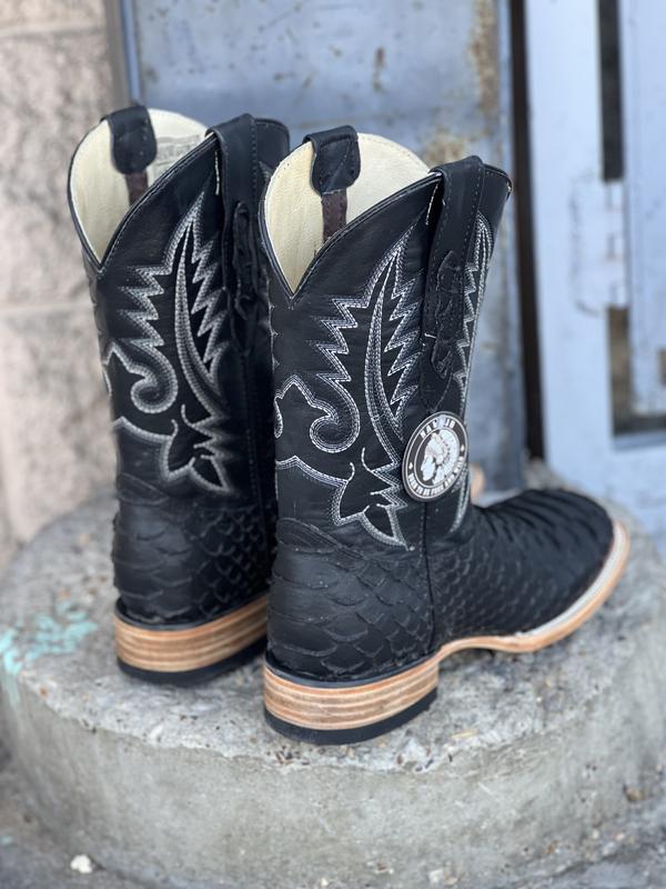 Men CowBoy Teo Boots Black