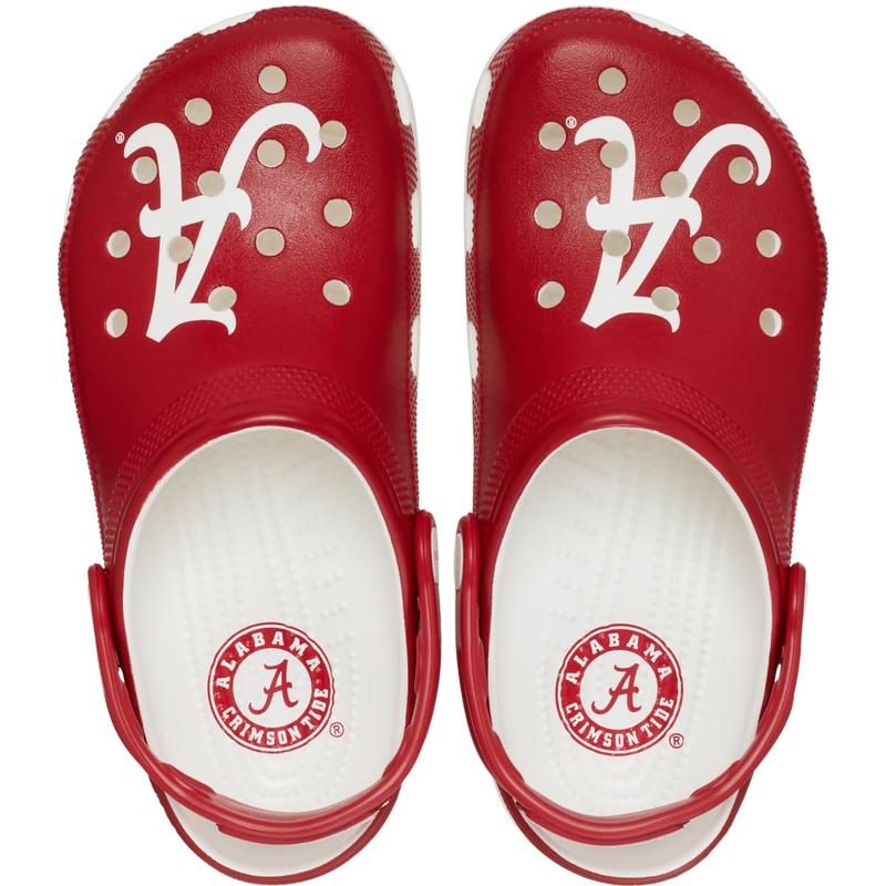 Crocs Unisex Adult Alabama Crimson Tide Classic Clogs, Collegiate Football Fan Gear