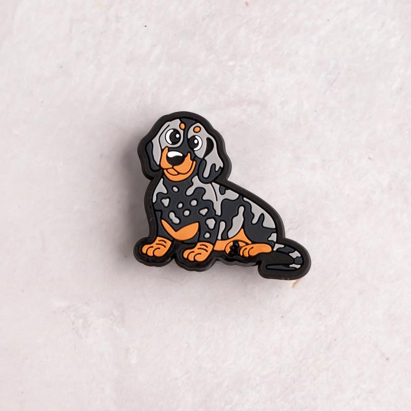 Dachshund Shoe Charms Dog Animals PVC Sausage Dog Clog Pins Accessories Party Favors Birthday Gifts Holidays Decoration for Boys Women Girls