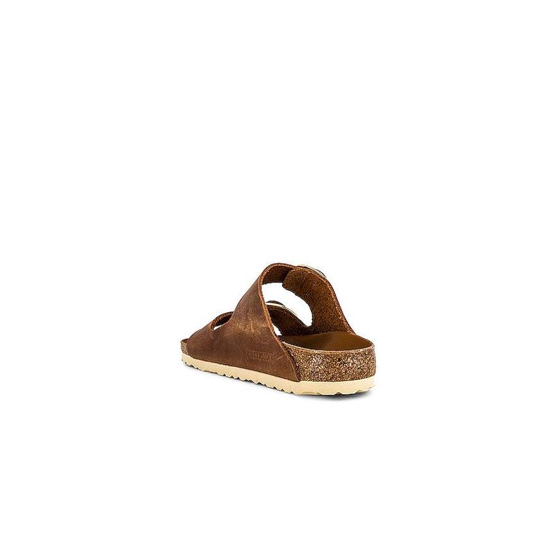 BIRKENSTOCK Arizona Big Buckle Sandal in Cognac