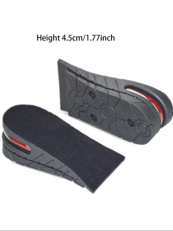 Invisible Heightening Insoles, 1 Pair Invisible Shock Absorption Anti-slip Insoles, Sports and Leisure Students Running Soft and Light Unisex Insoles