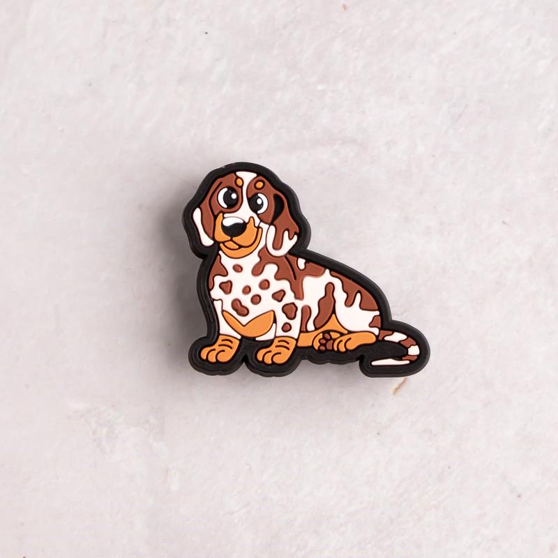 Dachshund Shoe Charms Dog Animals PVC Sausage Dog Clog Pins Accessories Party Favors Birthday Gifts Holidays Decoration for Boys Women Girls