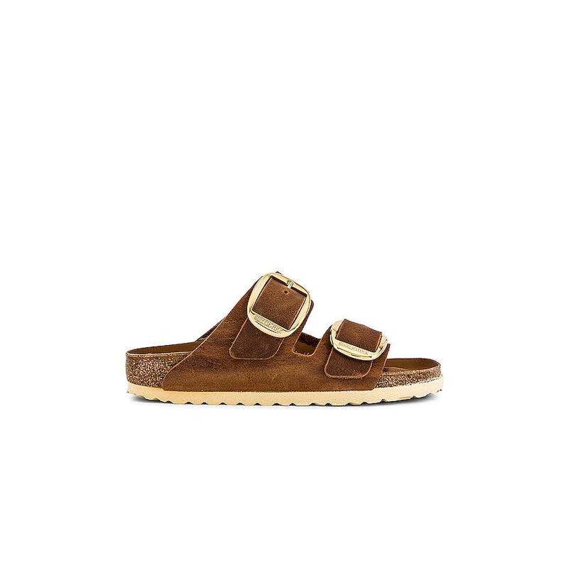 BIRKENSTOCK Arizona Big Buckle Sandal in Cognac