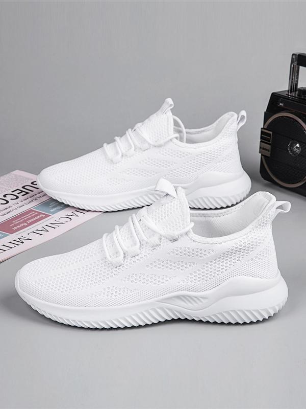 Men's Fashionable Breathable Lightweight Mesh Sneakers, Casual Comfortable Sports Running Shoes, Male All-match Round Toe Shoes for Men for Daily Wear