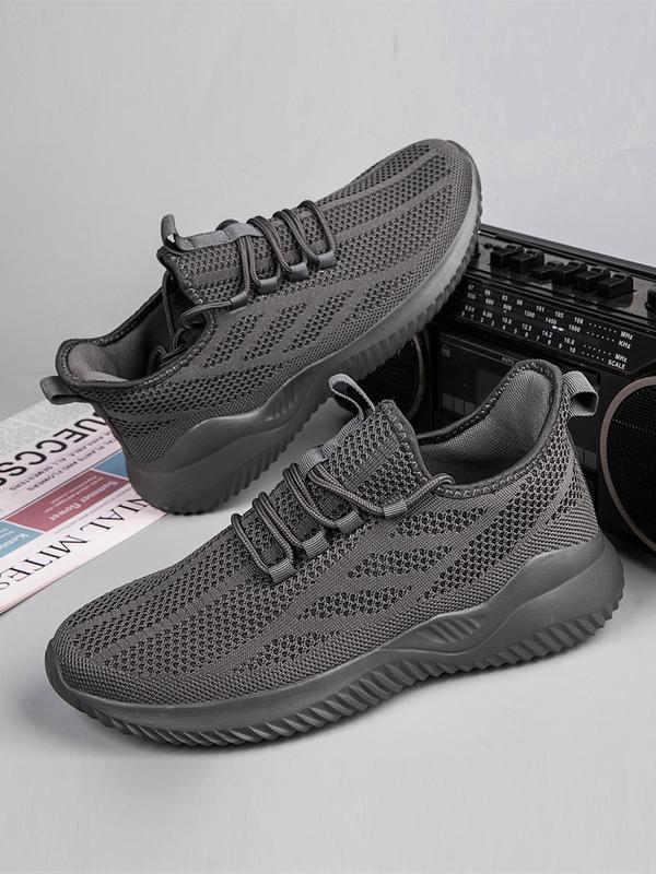 Men's Fashionable Breathable Lightweight Mesh Sneakers, Casual Comfortable Sports Running Shoes, Male All-match Round Toe Shoes for Men for Daily Wear