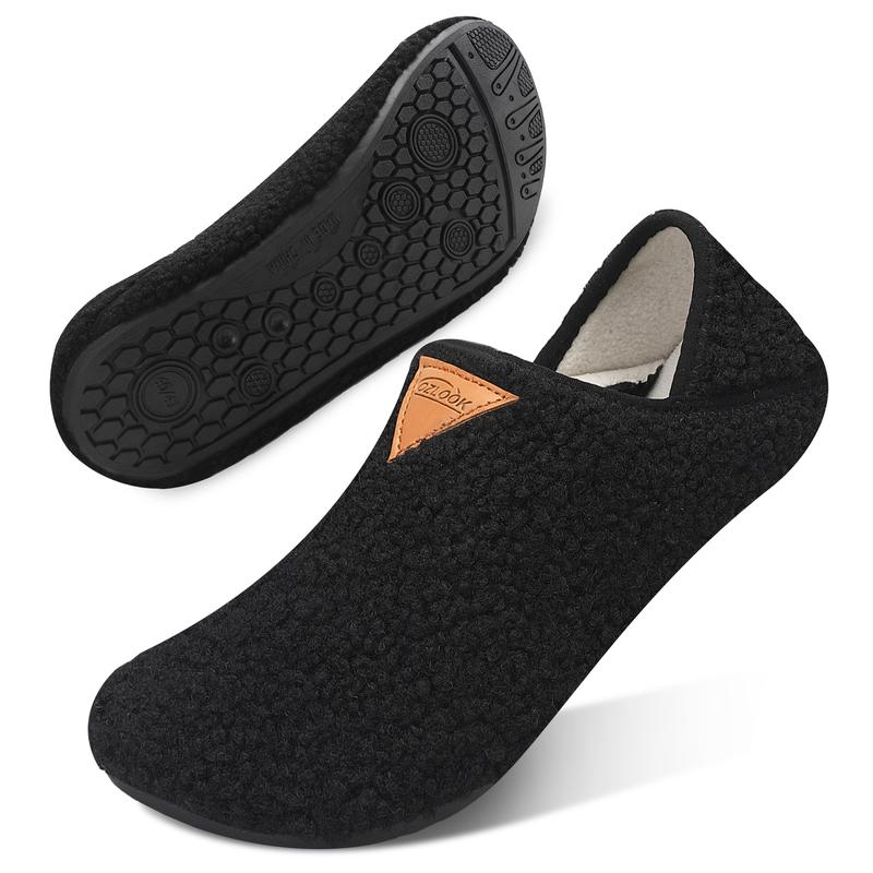 House Slippers for Women Men , Womens Mens Slippers with Non-slip Sole Slip On for Indoor & Outdoor, Portable Slippers for Home Travel Hotel,Winter Warm Slippers