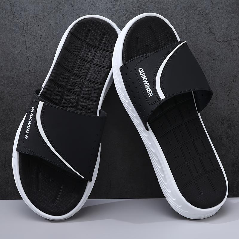 Stylish Mens Fashion Slides  Durable NonSlip Open Toe Slippers  Ideal for Indoor, Outdoor, Beach & Shower  Comfortable Spring & Summer Wear  QuickDry, Secure Grip, Versatile Style