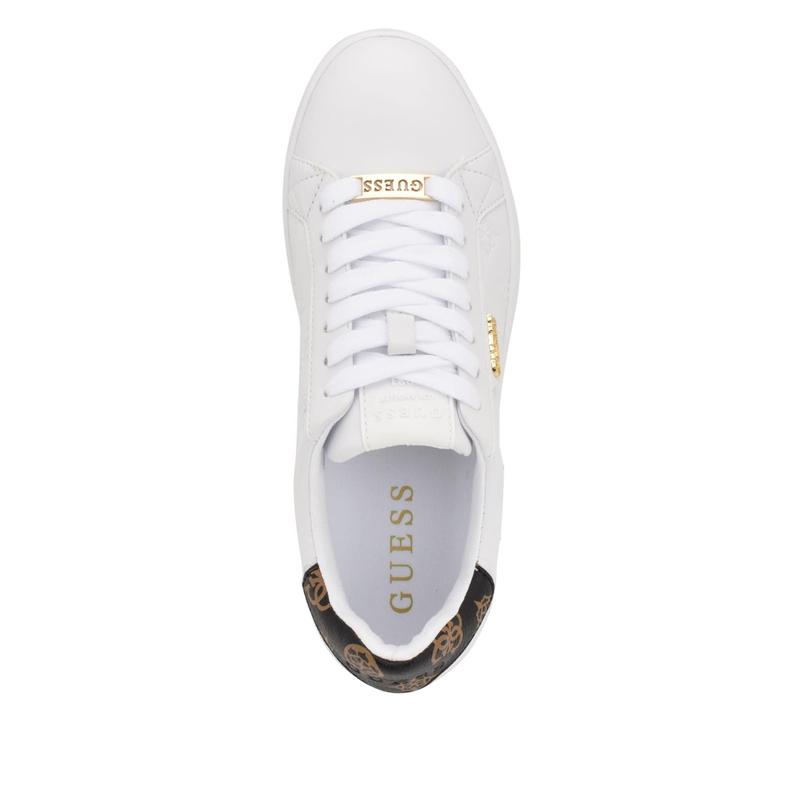 GUESS Female Renzy Debossed Logo Low-Top Sneakers