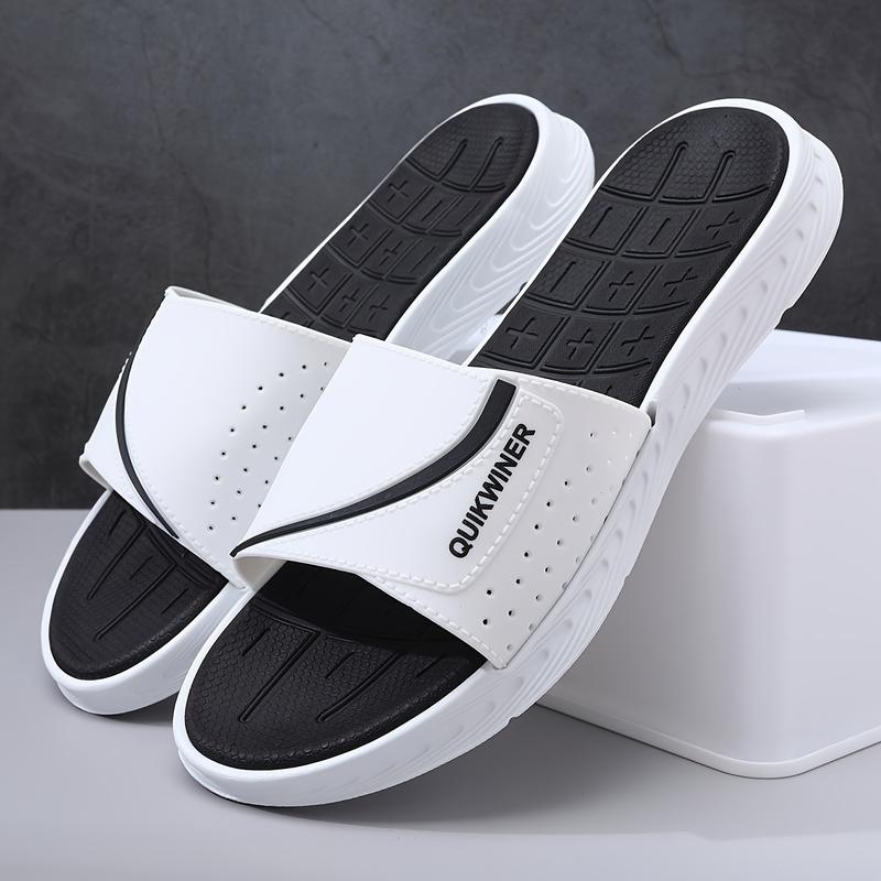 Stylish Mens Fashion Slides  Durable NonSlip Open Toe Slippers  Ideal for Indoor, Outdoor, Beach & Shower  Comfortable Spring & Summer Wear  QuickDry, Secure Grip, Versatile Style