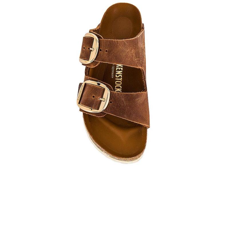 BIRKENSTOCK Arizona Big Buckle Sandal in Cognac