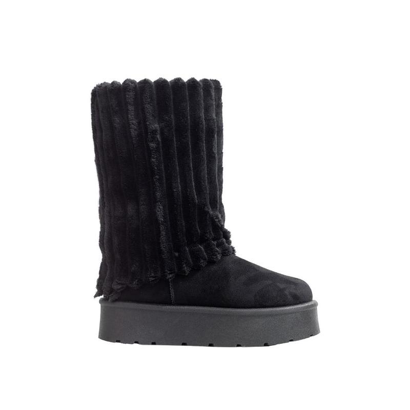 Frosty - Women's Furry Platform Flat Comfortable Snow Boots