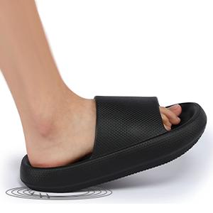 Unisex Colour Block Slippers - Ventilated Open Toe with Soothing Massage Grains - Ultra-Comfortable, Non-Slip, Durable EVA Sole for Indoor Adventures - Perfect for Mens & Womens Home Use