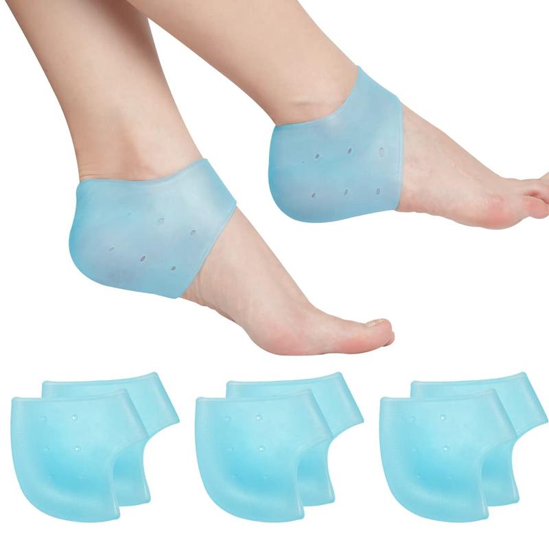 3 Pairs Plantar Fasciitis Inserts, Heel Pads Cushion Great for Heel Pain, Heal Dry Cracked Heels, Achilles Tendinitis, for Men & Women Footwear Comfort Shoe Insoles Active Soft Tactical