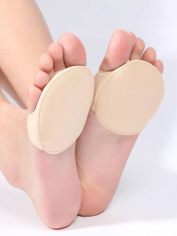 Women's 5-toe Forefoot Insoles, Anti-slip Breathable Comfortable Foot Cushion, Foot Care Insoles for High Heels, Shoes Accessories for Women & Girls