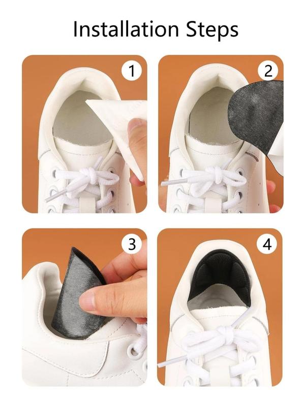 Heel Grips for Loose Shoes, Insole Padding for Shoes Too Big, Men & Women- Enhanced Comfort Wear, Reducing Heel Discomfort, Slippage & Wear