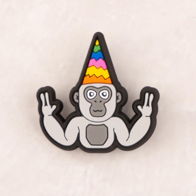 Gorilla Tag Shoe Charms Monkey 12PCS Shoes Charms PVC Clog Pins Accessories Party Favors Birthday Gifts Holidays Decoration for Boys Women Girls