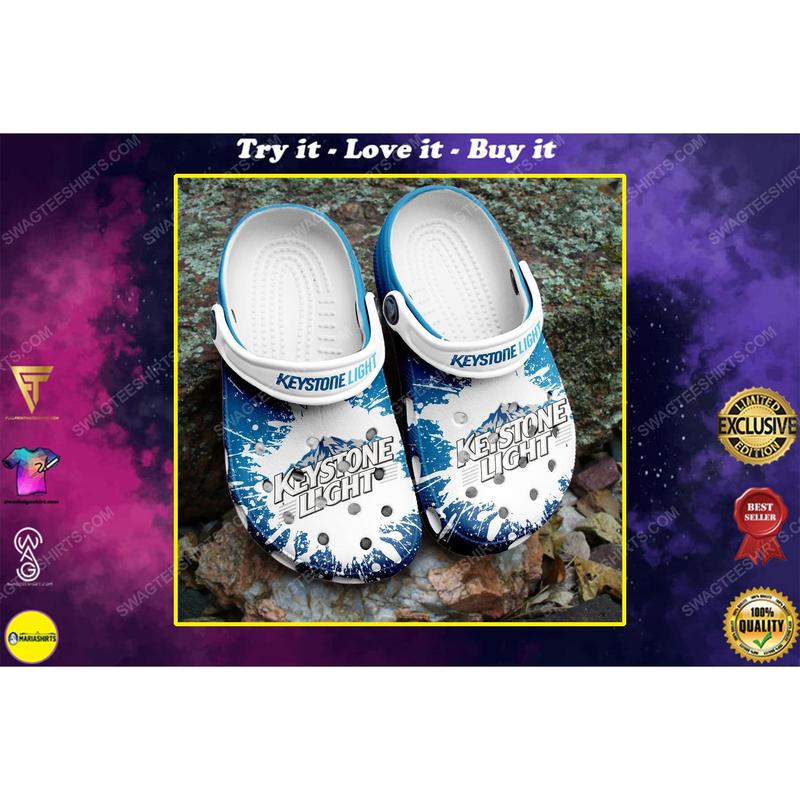 The Best Selling The Keystone Light Beer Crocs Crocband Clog Gift For Man Gift For Woman Gift For Family  Gift Idea