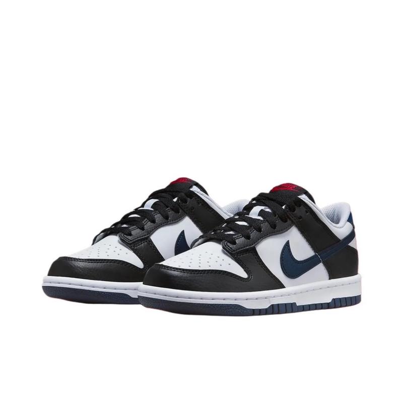 Nike Dunk Low Black White Midnight Navy USA Youth   Women’s Perfect Fashion Daily Footwear Sneakers Shoes Walking Shoes Running