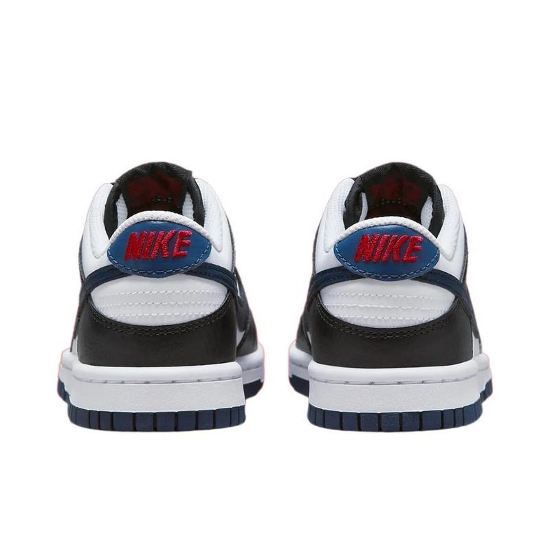 Nike Dunk Low Black White Midnight Navy USA Youth   Women’s Perfect Fashion Daily Footwear Sneakers Shoes Walking Shoes Running